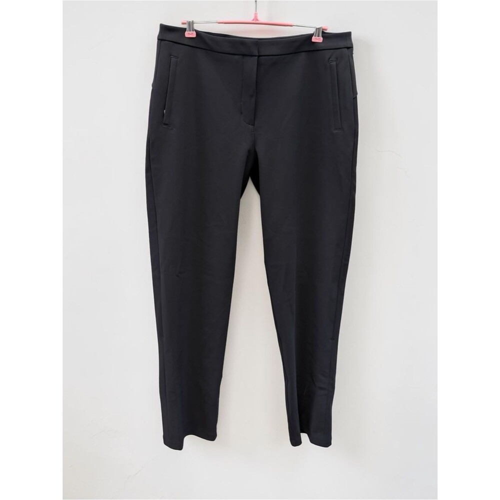 Lululemon On The Move Black Pants Size 10 Stretch Travel Career - Picture 5 of 11